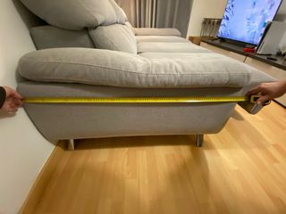 Sofá cama Chaise longe con asientos deslizantes
