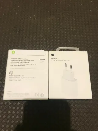 Caricatore Apple iPhone bianco sigillato 20W