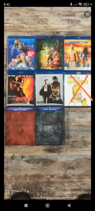 Lote 7 Películas Blu-ray Variadas