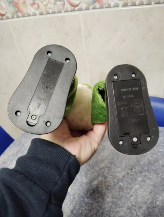 Ranita bailarina vintage de peluche "Nueva"