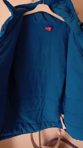 Chaqueta Puma Azul con Capucha