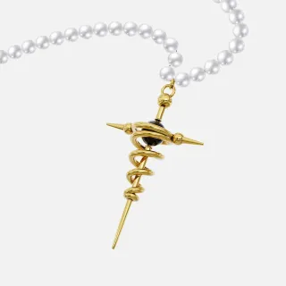 Collar NUEVO obsidiana