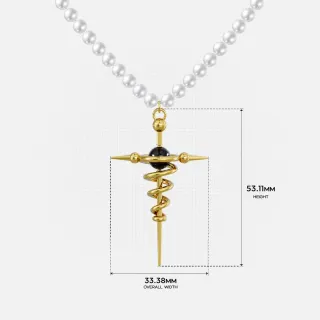 Collar NUEVO obsidiana