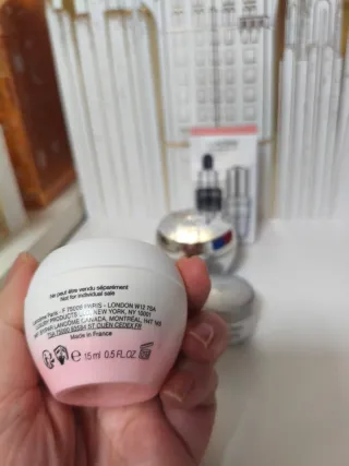 Lote 3 cremas y 2 serums Lancome viaje