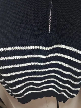 Jersey rayas azul y blanco