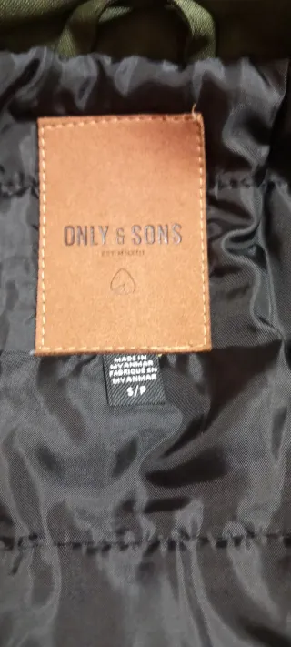 Chaquetón hombre verde oliva S