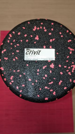 Rodillo Masaje Crivit Negro/Rosa