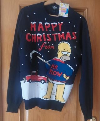 Jersey The Simpsons Navidad Talla S
