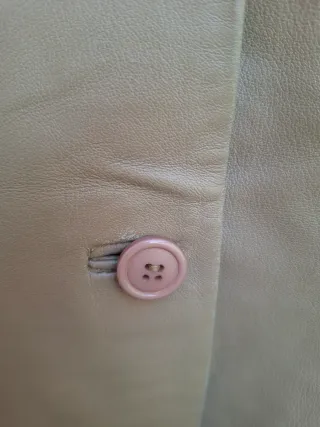 Blazer Piel Vintage Mujer Talla M