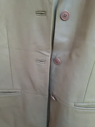 Blazer Piel Vintage Mujer Talla M