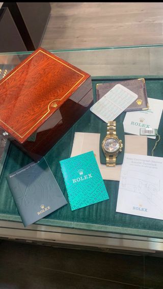Rolex Daytona Oro Amarillo full set garantia 2años