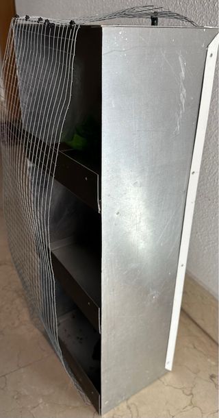 Cajonera aluminio para jaula C2