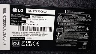 TV Plasma LG 55 Negra