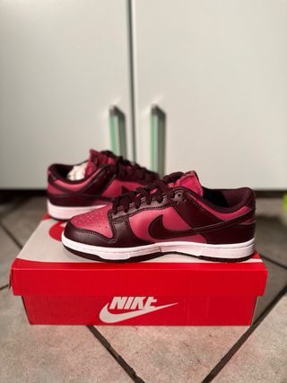 Nike Dunk Low Burgundy/Rosso - Taglia 39