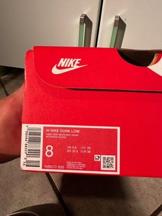 Nike Dunk Low Burgundy/Rosso - Taglia 39