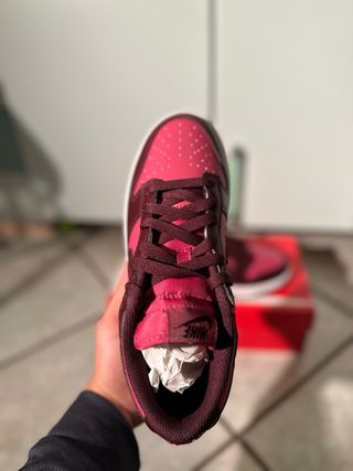 Nike Dunk Low Burgundy/Rosso - Taglia 39