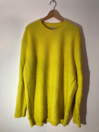 Jersey Zara Hombre Amarillo Talla XL