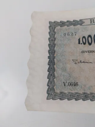 Billete 1 Millón Lei Rumanía 1945