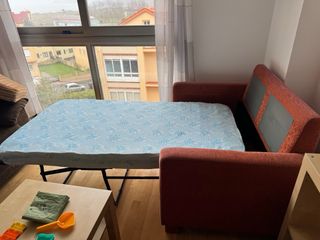 Sofá cama 2 plazas + cama individual