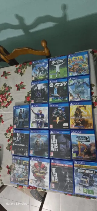 PS4 15 Videojuegos + 5 Mandos + HDMI