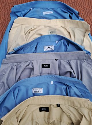 Camisas de traje manga larga