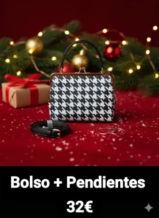 Bolso y pendientes