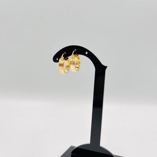 PENDIENTES ARO TORNILLO 18K