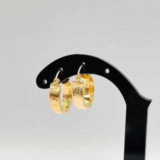 PENDIENTES ARO TORNILLO 18K