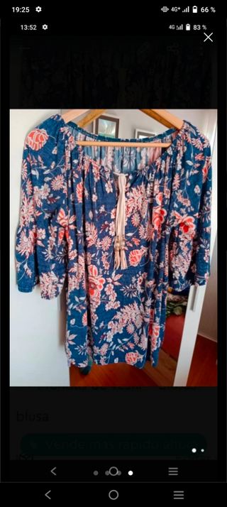 Lote de 3 camisas ,rosa con perlas,