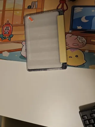 Custodia Gialla Hello Kitty per Samsung Tab S7