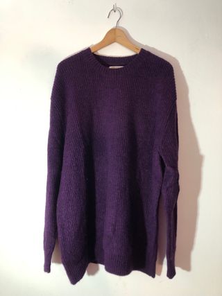 Jersey Zara Hombre Morado Talla XL
