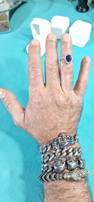 Corona de Plata "AJUSTABLE" ( 6gr ) Joya Central