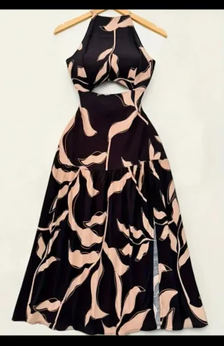 Vestito estivo fantasia astratta