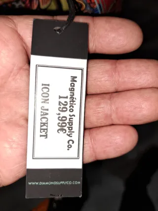 Chaqueta Diamond Estampada Multicolor Talla XL