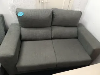 Sofá de 2 plazas gris