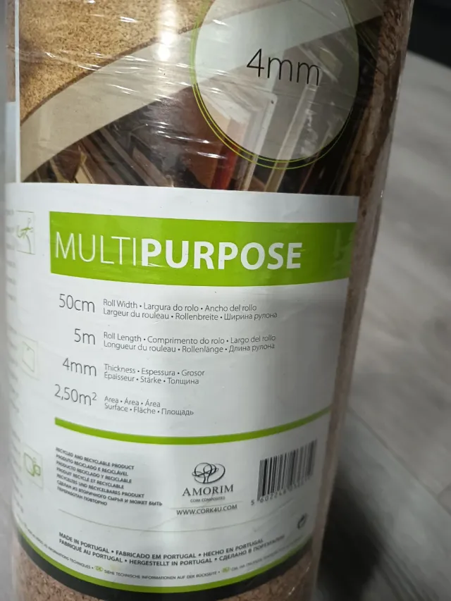 Rollo de corcho para pared CORK4U