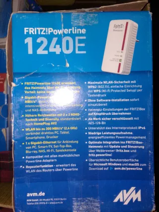 AVM FRITZ!Powerline 1240E