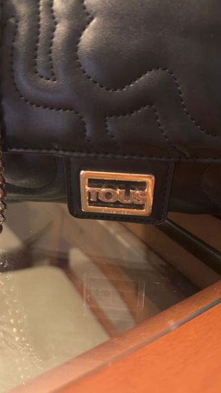 Bolso Tous Negro Acolchado Cadena