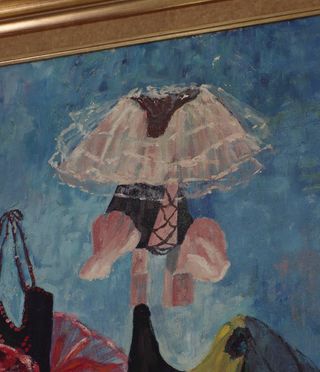 Óleo sobre lienzo Bodegón Ballet 136x108cm