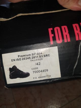 Botas de seguridad negras