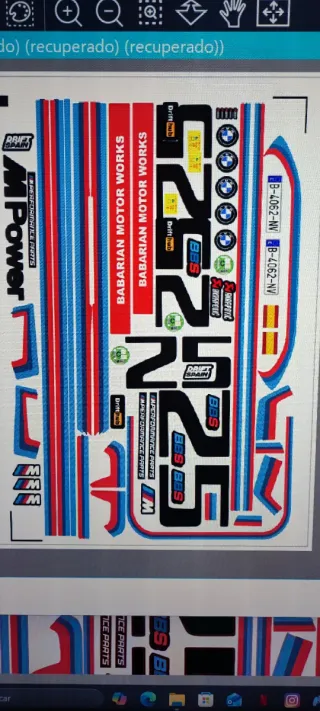 Pegatinas BMW M Power Drift