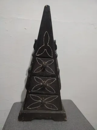 Joyero artesanía madera tallada