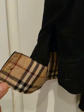 Camicia Burberry donna nera