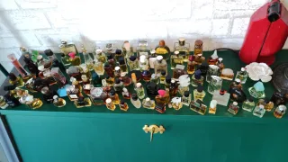 Colección de miniaturas de perfumes