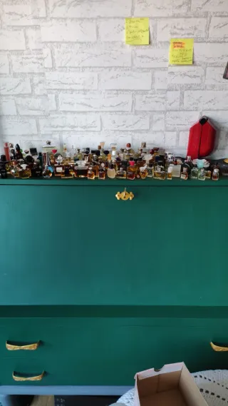 Colección de miniaturas de perfumes