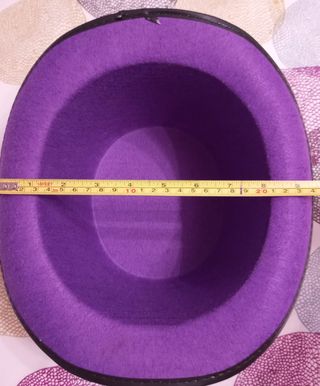 Sombrero de copa morado REBAJAS