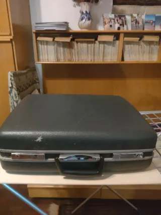 Valigie vintage Delsey anni '70 grigie