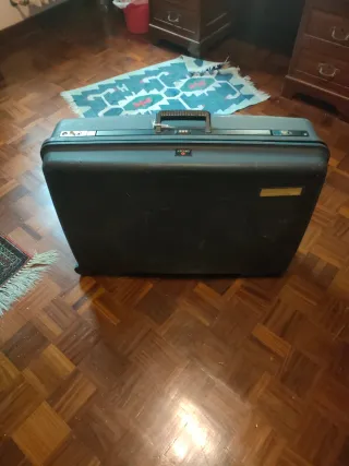 Valigie vintage Delsey anni '70 grigie