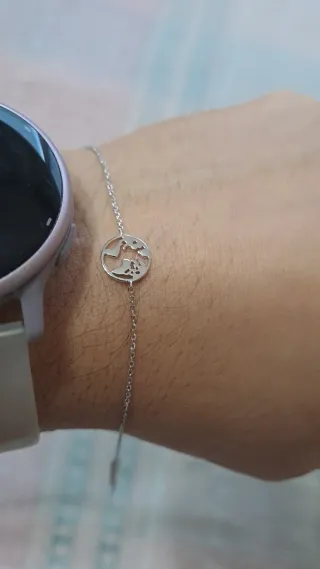 Pulsera Mundo Plata