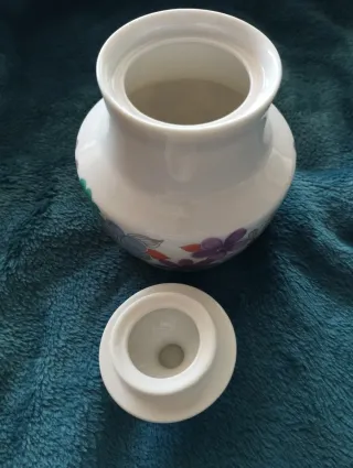 Azucarero Retro Porcelana Santa Clara